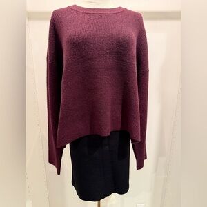 Michael Kors Rich Burgundy Crew Neck Sweater